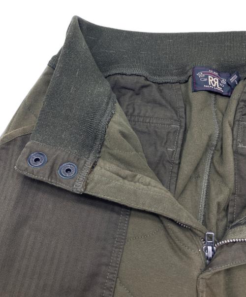 RRL（ダブルアールエル）RRL (ダブルアールエル) キルティングジョガーパンツ　TALON グリーン サイズ:不明の古着・服飾アイテム