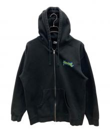 THRASHER（スラッシャー）の古着「00sジップパーカー」｜ブラック
