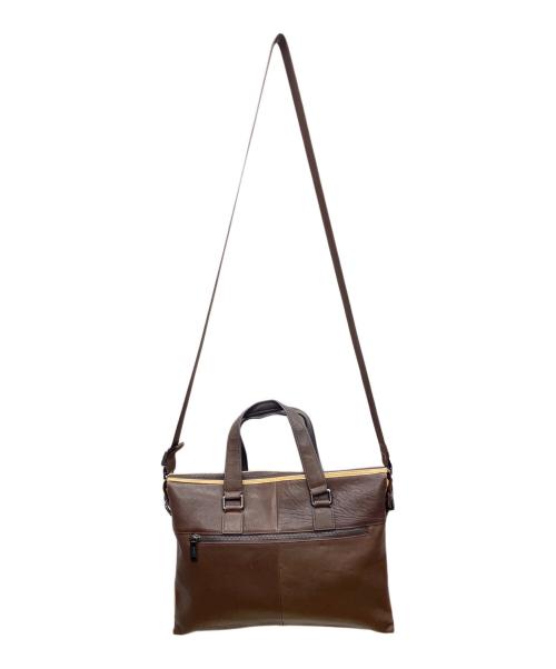 GIORGIO ARMANI（ジョルジオアルマーニ）GIORGIO ARMANI (ジョルジオアルマーニ) 2WAYショルダーバッグ ブラウンの古着・服飾アイテム