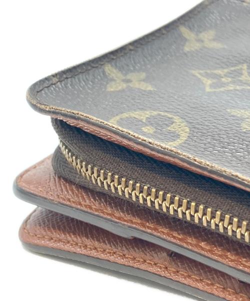 LOUIS VUITTON（ルイ ヴィトン）LOUIS VUITTON (ルイ ヴィトン) 2つ折り財布 モノグラム コンパクトジップ ブラウンの古着・服飾アイテム