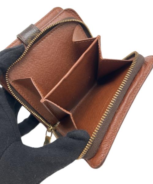LOUIS VUITTON（ルイ ヴィトン）LOUIS VUITTON (ルイ ヴィトン) 2つ折り財布 モノグラム コンパクトジップ ブラウンの古着・服飾アイテム