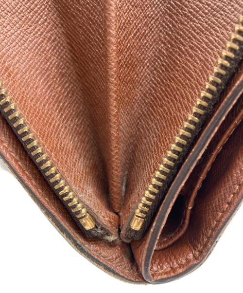 LOUIS VUITTON（ルイ ヴィトン）LOUIS VUITTON (ルイ ヴィトン) 2つ折り財布 モノグラム コンパクトジップ ブラウンの古着・服飾アイテム