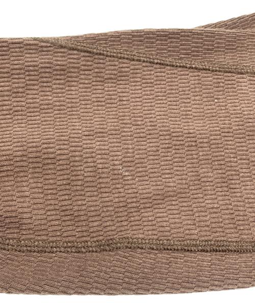 Hysteric Glamour（ヒステリックグラマー）Hysteric Glamour (ヒステリックグラマー) 長袖カットソー　Y2K ブラウン×ホワイト サイズ:Lの古着・服飾アイテム