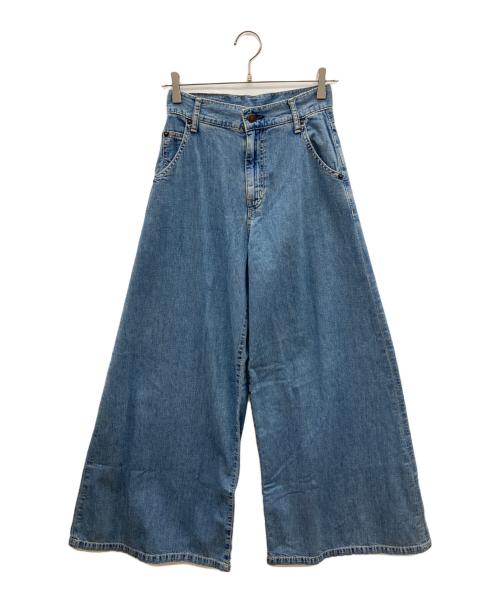 Hysteric Glamour（ヒステリックグラマー）Hysteric Glamour (ヒステリックグラマー) ワイドデニムパンツ　Y2K インディゴ サイズ:XS 未使用品の古着・服飾アイテム