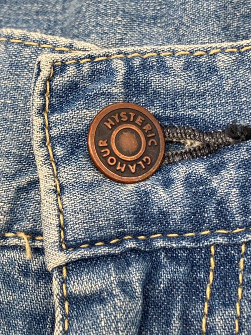 Hysteric Glamour（ヒステリックグラマー）Hysteric Glamour (ヒステリックグラマー) ワイドデニムパンツ　Y2K インディゴ サイズ:XS 未使用品の古着・服飾アイテム