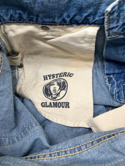 Hysteric Glamour（ヒステリックグラマー）Hysteric Glamour (ヒステリックグラマー) ワイドデニムパンツ　Y2K インディゴ サイズ:XS 未使用品の古着・服飾アイテム