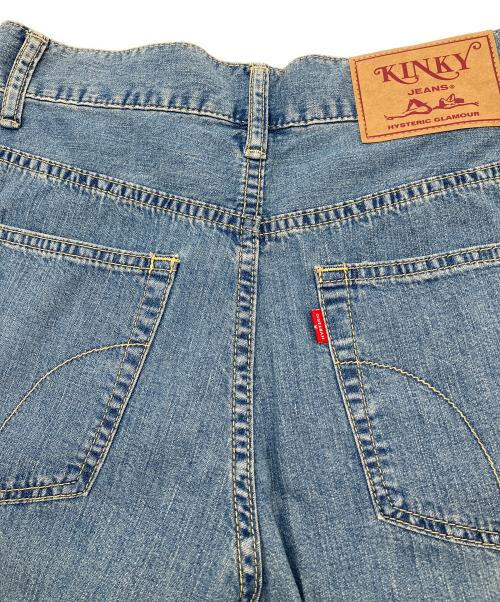 Hysteric Glamour（ヒステリックグラマー）Hysteric Glamour (ヒステリックグラマー) ワイドデニムパンツ　Y2K インディゴ サイズ:XS 未使用品の古着・服飾アイテム