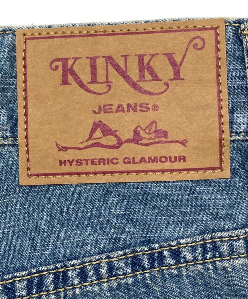 Hysteric Glamour（ヒステリックグラマー）Hysteric Glamour (ヒステリックグラマー) ワイドデニムパンツ　Y2K インディゴ サイズ:XS 未使用品の古着・服飾アイテム