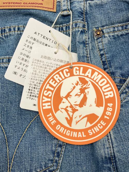 Hysteric Glamour（ヒステリックグラマー）Hysteric Glamour (ヒステリックグラマー) ワイドデニムパンツ　Y2K インディゴ サイズ:XS 未使用品の古着・服飾アイテム