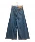 Hysteric Glamour (ヒステリックグラマー) ワイドデニムパンツ　Y2K インディゴ サイズ:XS 未使用品：5000円