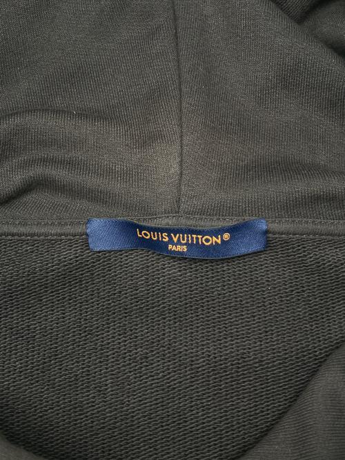 LOUIS VUITTON（ルイ ヴィトン）LOUIS VUITTON (ルイ ヴィトン) パールエンベリッシュド プルオーバーパーカー ブラック サイズ:Ｍの古着・服飾アイテム