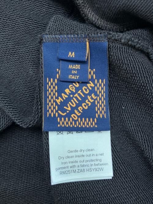 LOUIS VUITTON（ルイ ヴィトン）LOUIS VUITTON (ルイ ヴィトン) パールエンベリッシュド プルオーバーパーカー ブラック サイズ:Ｍの古着・服飾アイテム