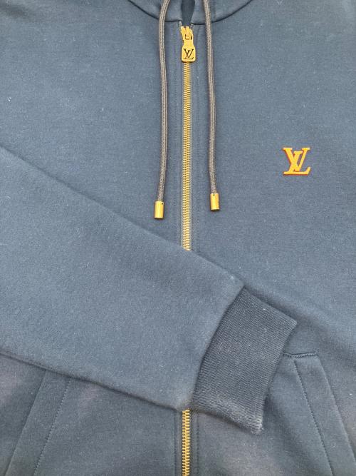 LOUIS VUITTON（ルイ ヴィトン）LOUIS VUITTON (ルイ ヴィトン) ジップパーカー ネイビー サイズ:Ｍの古着・服飾アイテム