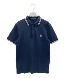 FRED PERRY（フレッドペリー）の古着「ポロシャツ」｜ネイビー×ホワイト