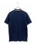 FRED PERRY (フレッドペリー) ポロシャツ ネイビー×ホワイト サイズ:S：4000円