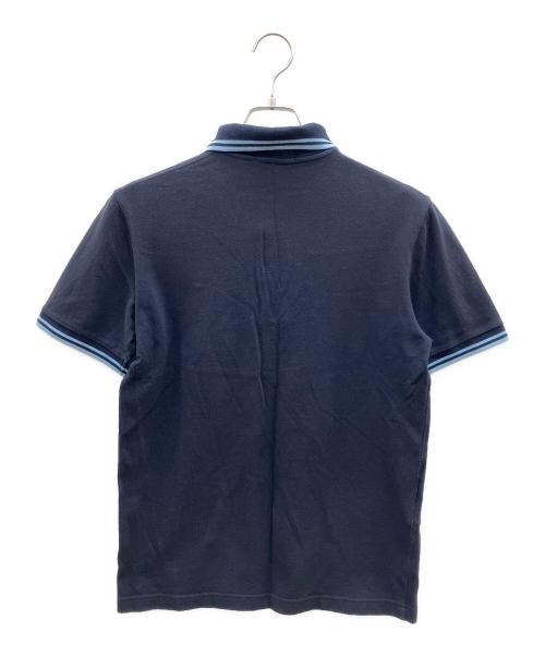 FRED PERRY（フレッドペリー）FRED PERRY (フレッドペリー) ポロシャツ ネイビー×ブルー サイズ:38の古着・服飾アイテム