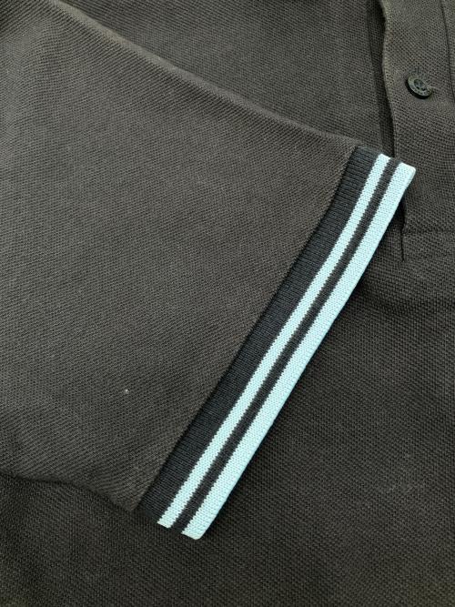 FRED PERRY（フレッドペリー）FRED PERRY (フレッドペリー) ポロシャツ ネイビー×ブルー サイズ:38の古着・服飾アイテム