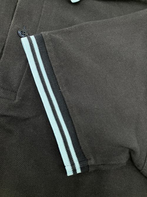 FRED PERRY（フレッドペリー）FRED PERRY (フレッドペリー) ポロシャツ ネイビー×ブルー サイズ:38の古着・服飾アイテム