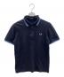 FRED PERRY（フレッドペリー）の古着「ポロシャツ」｜ネイビー×ブルー