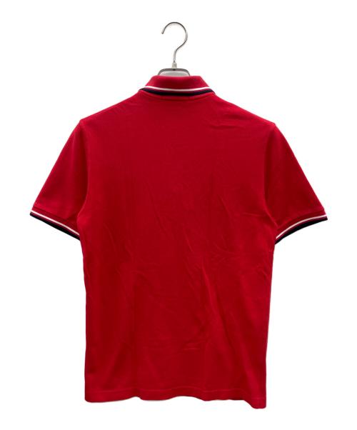 FRED PERRY（フレッドペリー）FRED PERRY (フレッドペリー) ポロシャツ レッド×ネイビー サイズ:38の古着・服飾アイテム