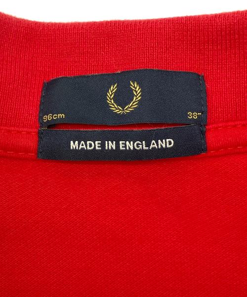 FRED PERRY（フレッドペリー）FRED PERRY (フレッドペリー) ポロシャツ レッド×ネイビー サイズ:38の古着・服飾アイテム