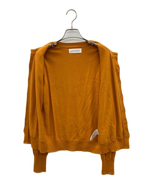 extreme cashmere（エクストリーム カシミア）extreme cashmere (エクストリーム カシミア) 薄手カーディガン オレンジ サイズ:不明の古着・服飾アイテム