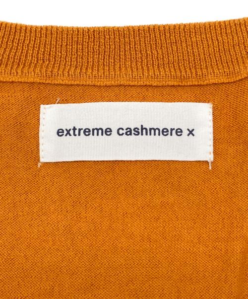 extreme cashmere（エクストリーム カシミア）extreme cashmere (エクストリーム カシミア) 薄手カーディガン オレンジ サイズ:不明の古着・服飾アイテム