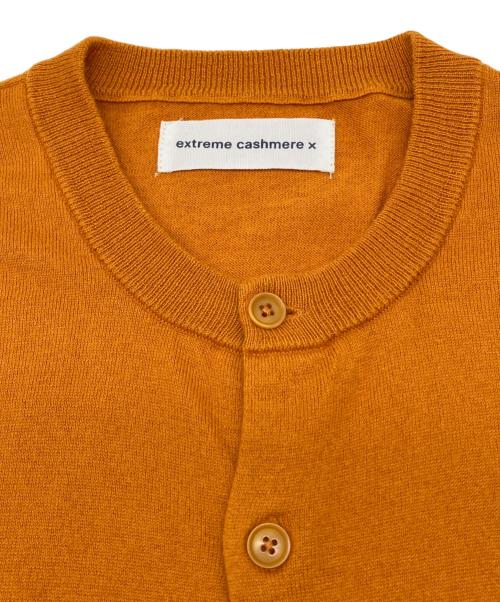 extreme cashmere（エクストリーム カシミア）extreme cashmere (エクストリーム カシミア) 薄手カーディガン オレンジ サイズ:不明の古着・服飾アイテム
