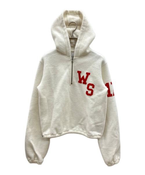 INSCRIRE（アンスクリア）INSCRIRE (アンスクリア) ウールパーカー ホワイト サイズ:Sの古着・服飾アイテム