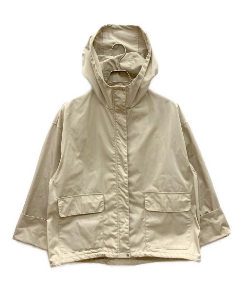 ebure（エブール）ebure (エブール) フーディージャケット ベージュ サイズ:36の古着・服飾アイテム