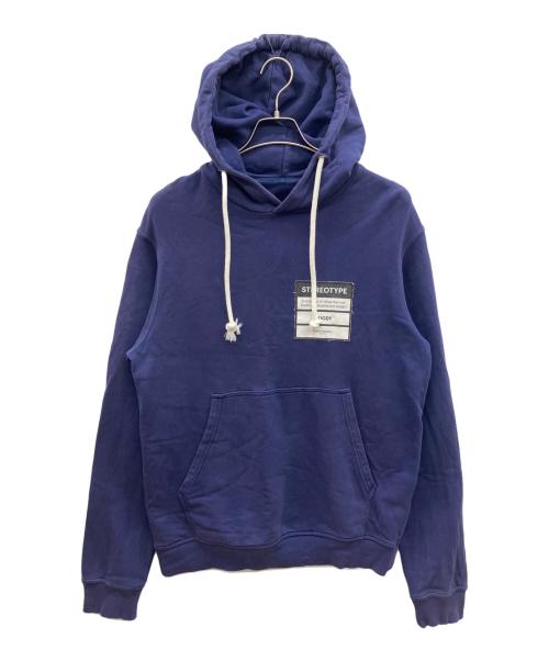 Maison Margiela（メゾンマルジェラ）Maison Margiela (メゾンマルジェラ) パーカー　STEREOTYPE HOODIE パープル サイズ:46の古着・服飾アイテム