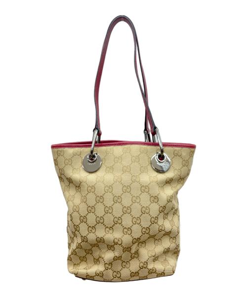 GUCCI（グッチ）GUCCI (グッチ) トートバッグ GG ベージュの古着・服飾アイテム