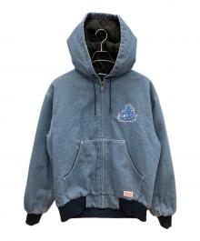 X-LARGE（エクストララージ）の古着「中綿ジャケット」｜スカイブルー
