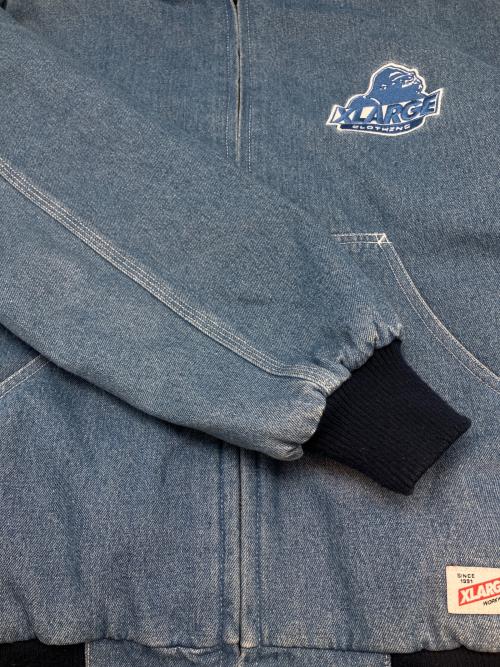 X-LARGE（エクストララージ）X-LARGE (エクストララージ) 中綿ジャケット スカイブルー サイズ:Ｍの古着・服飾アイテム
