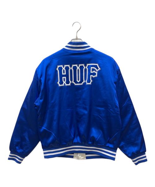 HUF（ハフ）HUF (ハフ) スタジャン　リバーシブル ブルー サイズ:Ｍの古着・服飾アイテム