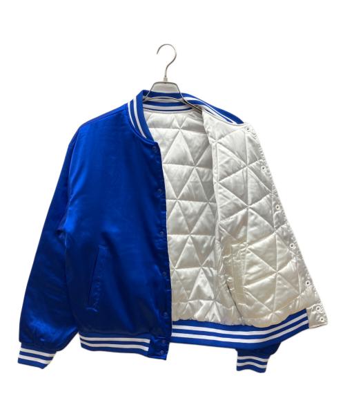 HUF（ハフ）HUF (ハフ) スタジャン　リバーシブル ブルー サイズ:Ｍの古着・服飾アイテム