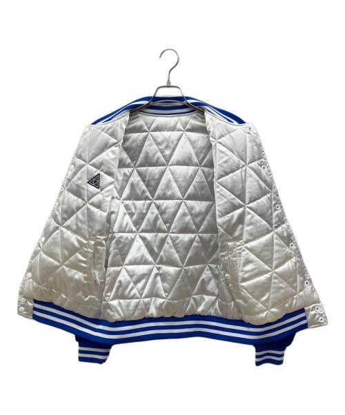 HUF（ハフ）HUF (ハフ) スタジャン　リバーシブル ブルー サイズ:Ｍの古着・服飾アイテム