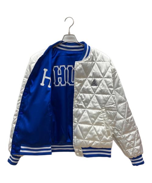 HUF（ハフ）HUF (ハフ) スタジャン　リバーシブル ブルー サイズ:Ｍの古着・服飾アイテム