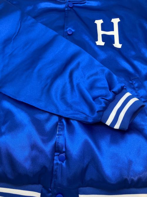 HUF（ハフ）HUF (ハフ) スタジャン　リバーシブル ブルー サイズ:Ｍの古着・服飾アイテム