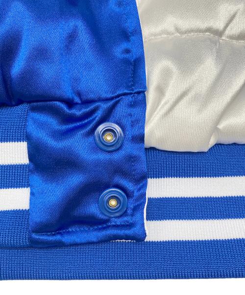 HUF（ハフ）HUF (ハフ) スタジャン　リバーシブル ブルー サイズ:Ｍの古着・服飾アイテム