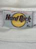 中古・古着 Hard Rock cafe (ハードロックカフェ) クルーネックスウェット　古着 ホワイト サイズ:XL：4000円