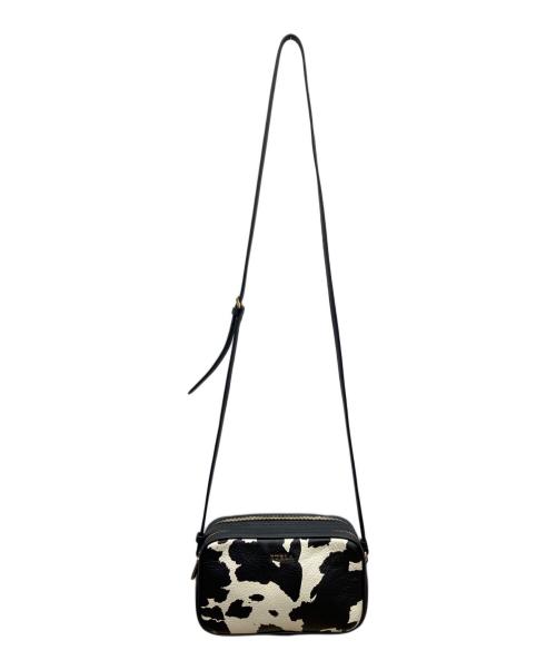 FURLA（フルラ）FURLA (フルラ) ショルダーバッグ ブラック×ホワイトの古着・服飾アイテム