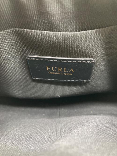 FURLA（フルラ）FURLA (フルラ) ショルダーバッグ ブラック×ホワイトの古着・服飾アイテム