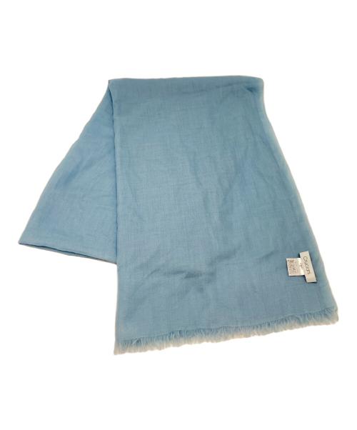 Cruciani（クルチアーニ）Cruciani (クルチアーニ) カシミヤストール スカイブルーの古着・服飾アイテム