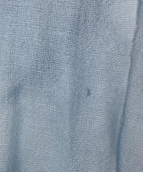 Cruciani（クルチアーニ）Cruciani (クルチアーニ) カシミヤストール スカイブルーの古着・服飾アイテム