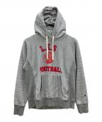 Champion REVERSE WEAVEチャンピオン リバース ウィーブ）の古着「プルオーバーパーカー」｜グレー