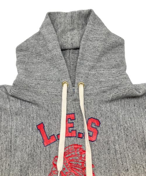Champion REVERSE WEAVE（チャンピオン リバース ウィーブ）Champion REVERSE WEAVE (チャンピオン リバース ウィーブ) プルオーバーパーカー グレー サイズ:Ｍの古着・服飾アイテム