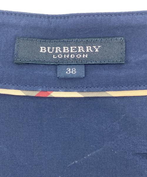 BURBERRY LONDON（バーバリーロンドン）BURBERRY LONDON (バーバリーロンドン) 長袖ワンピース ネイビー サイズ:38の古着・服飾アイテム