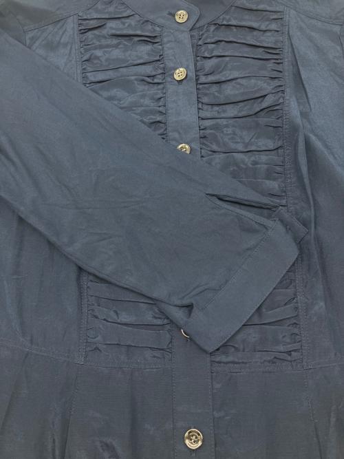 BURBERRY LONDON（バーバリーロンドン）BURBERRY LONDON (バーバリーロンドン) 長袖ワンピース ネイビー サイズ:38の古着・服飾アイテム