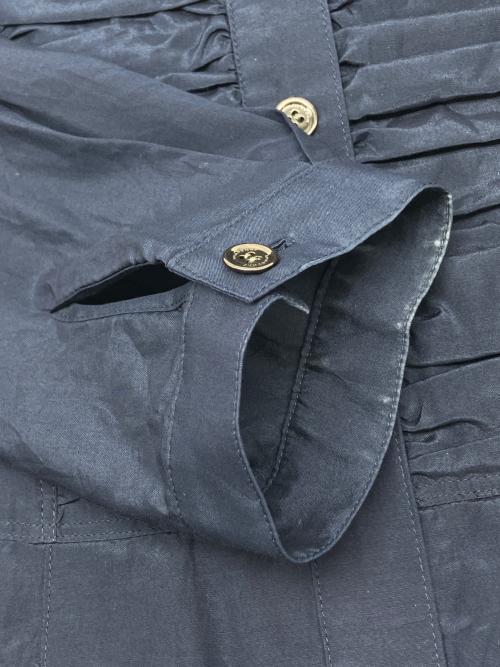 BURBERRY LONDON（バーバリーロンドン）BURBERRY LONDON (バーバリーロンドン) 長袖ワンピース ネイビー サイズ:38の古着・服飾アイテム